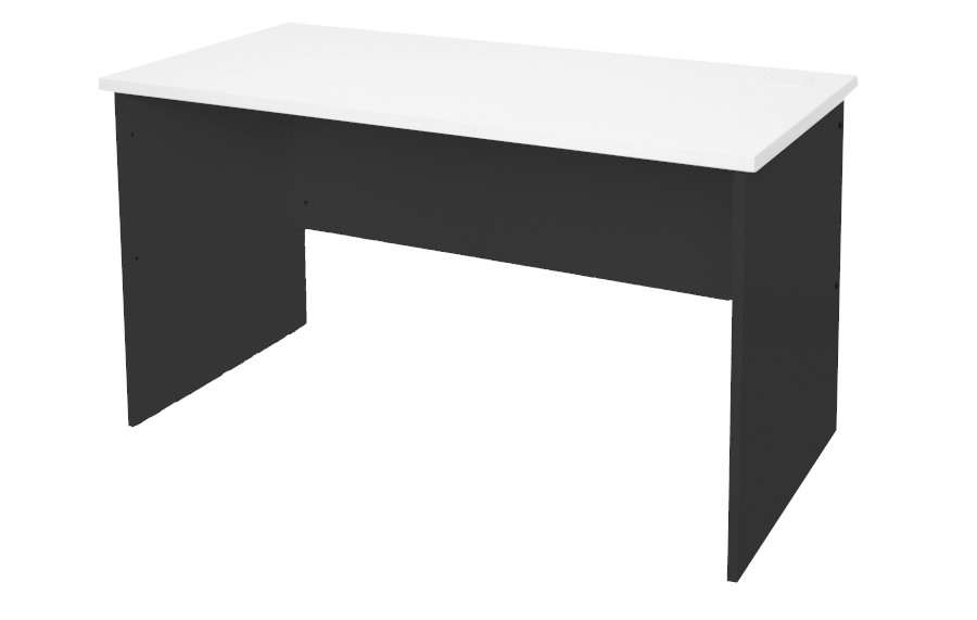 Rapid White & Ironstone 126 Desk